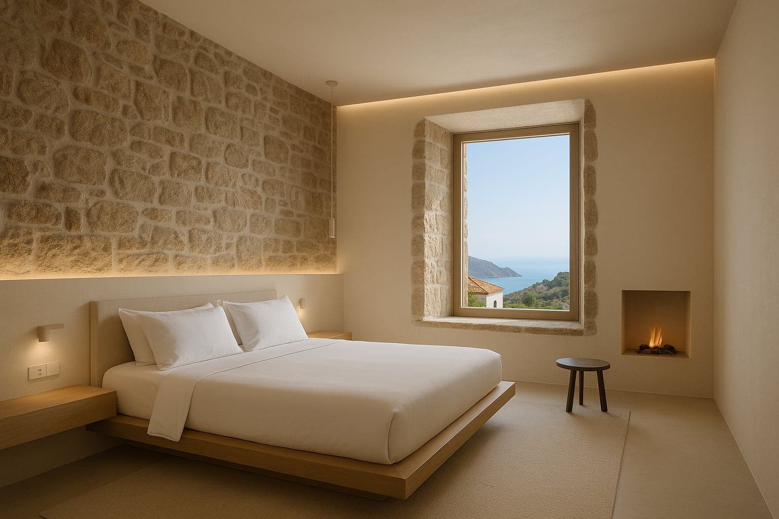 Mediterranean Quiet — Hospitality architecture project in Rhodes, Emponas