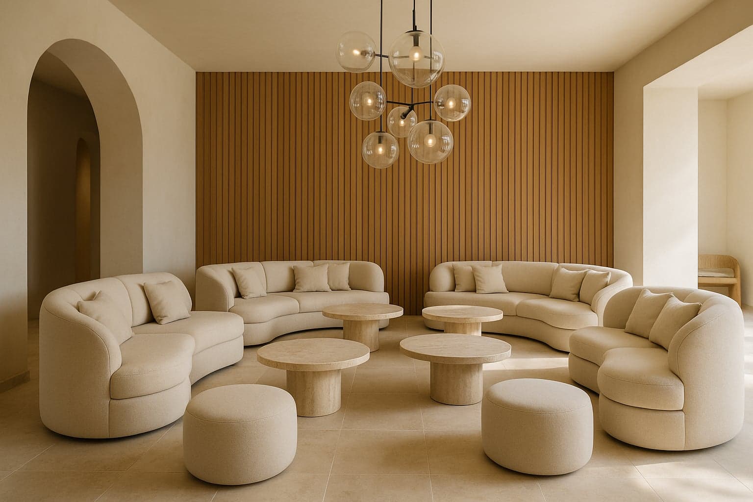 Soft Gathering — Hospitality architecture project in Rhodes, Pefkos